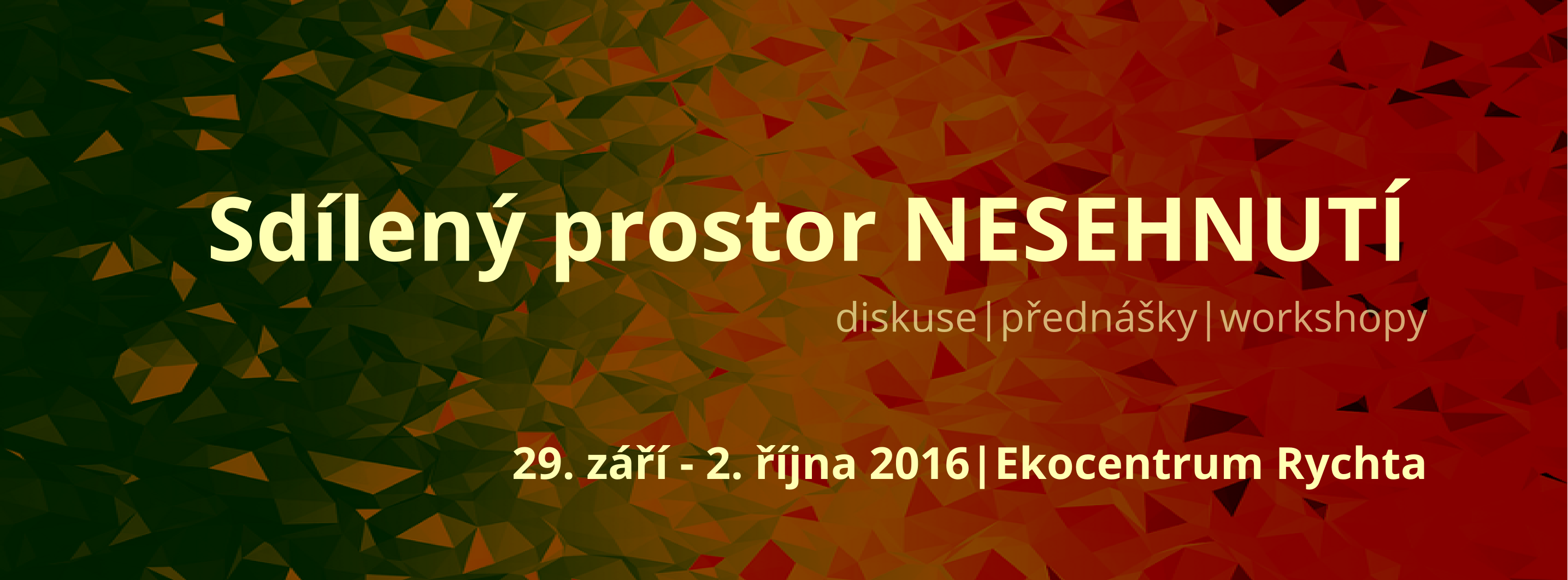 Sdílený prostor NESEHNUTÍ: Diskuze, přednášky, workshopy