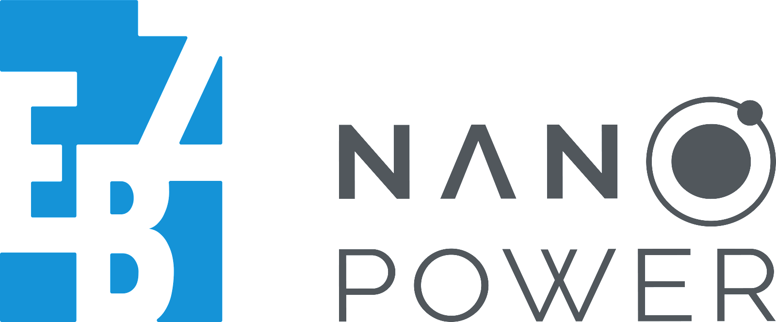 Ebz nanopower logo dark grey