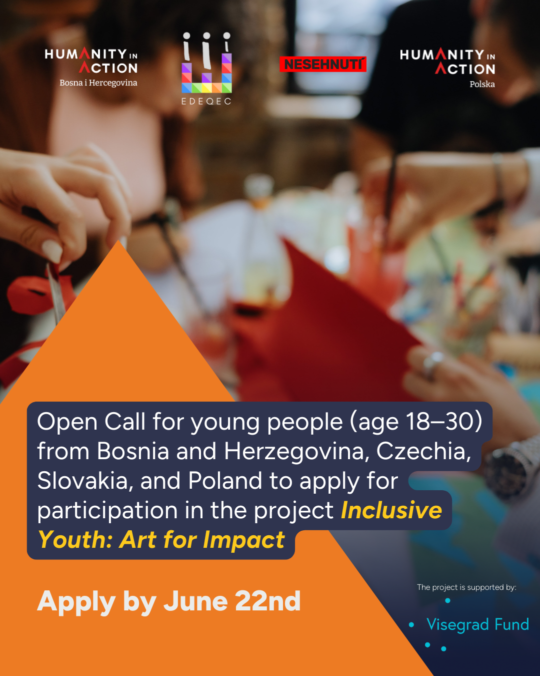 Open call for participants! Inclusive Youth: Art for Impact