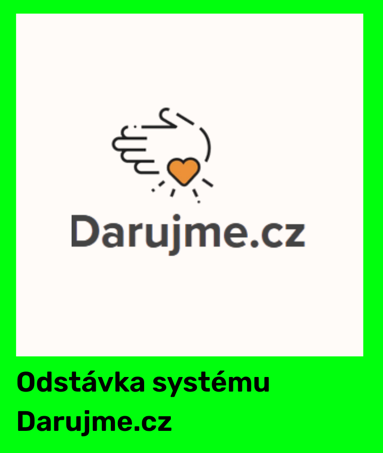 Odstávka systému Darujme.cz
